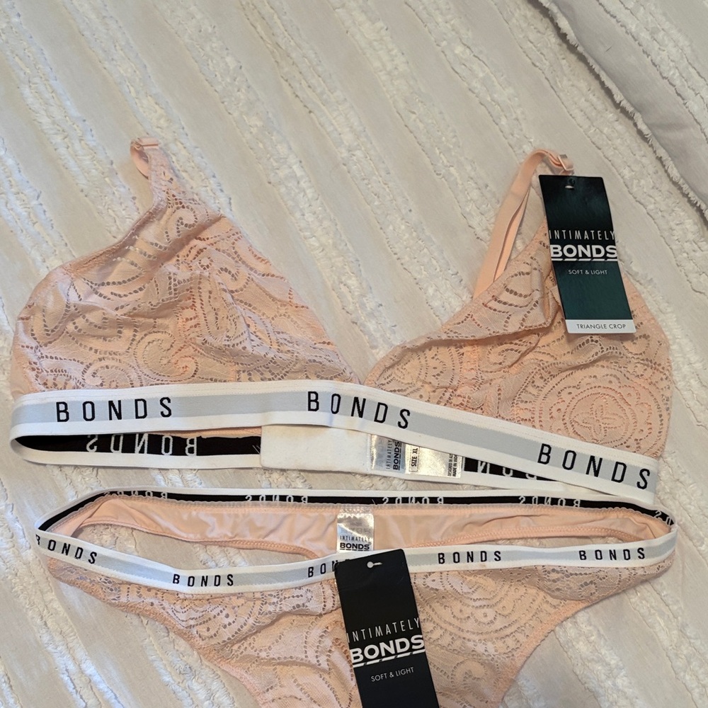 Bonds Intimately, soft, and light bra and panty set